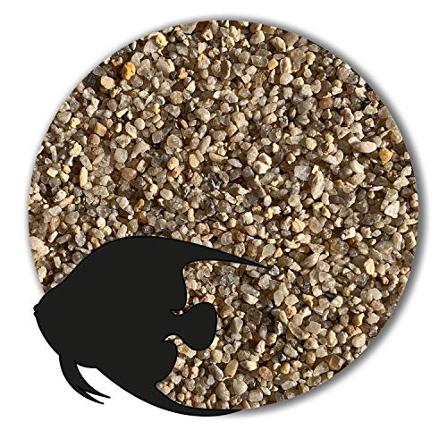 Anbobo Müller GmbH - Aquarium Sand/Aquarium Kies - 25 KG - 1,0-2,0mm - Natur - Deutsche Premiumqualität von Anbobo