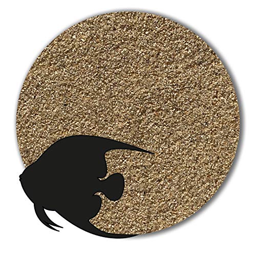 Anbobo Müller GmbH 10 kg beige Aquariumsand Aquariumkies Natur feuergetrocknet und gerundet (0,3-0,6 mm) von Anbobo