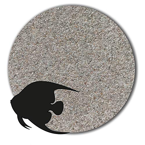 Anbobo 12,5 kg Aquariumsand Aquariumkies Aquariensand hellgrau große Auswahl 17 Körnungen (0,2-0,5 mm) von Anbobo