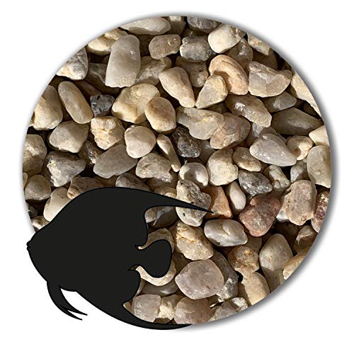 Anbobo Müller GmbH - Aquarium Sand/Aquarium Kies - 25 KG - 5,6-8,0mm - Natur - Deutsche Premiumqualität von Anbobo