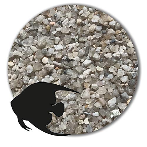 Anbobo Aquariumsand Aquariumkies Aquariensand Aquarienkies 1,0-3,15mm hellgrau 25kg von Anbobo