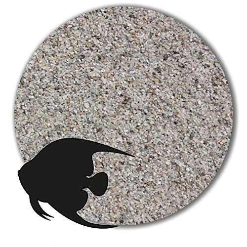 Anbobo Müller GmbH - Aquarium Sand/Aquarium Kies - 25 KG - 0,71-1,25mm - hellgrau von Anbobo