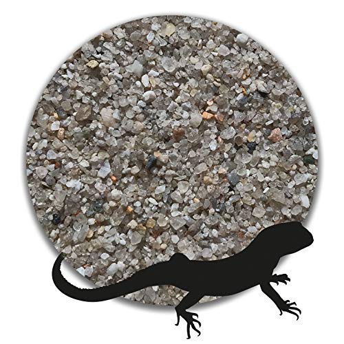 Anbobo 25 kg Terrariensand Terrariumsand Terrarienkies hellgrau große Auswahl (0,6-2,0 mm) von Anbobo