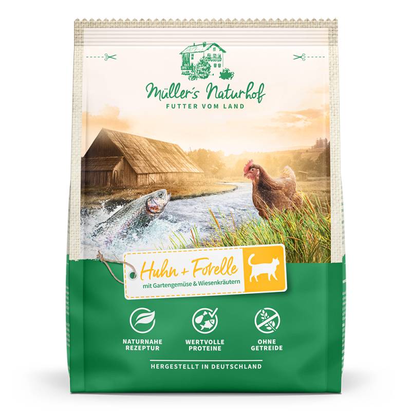 Müller’s Naturhof | Huhn und Forelle | Getreidefrei | 400 g von Müller’s Naturhof