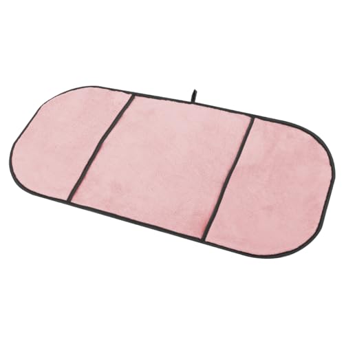 Muka Haustierhandtücher für Hunde und Katzen, Badetücher, schnell trocknende Waschlappen mit Eingrifftaschen, Rosa 30" L x 14" B von Muka