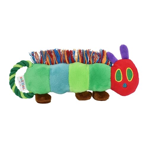 Multipet Eric Carle Very Hungry Caterpillar Hundespielzeug, Seilzug, 22,9 cm von Multi Pet