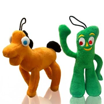 Multipet Gumby Hundespielzeug, Größe: 2 Stück (15,2 cm, Gumby und Pokey) von Multi Pet