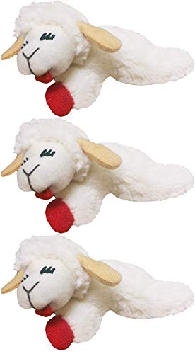 Multipet Lamb Chop Katzenspielzeug, klein, 3 Stück von Multi Pet