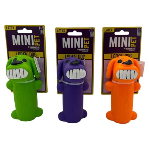 Multipet Mini-Hundespielzeug Loofa, Latex, Größe XS von Multi Pet