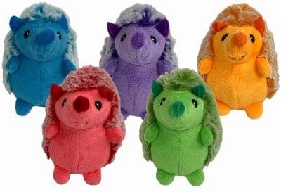 Multipet MiniPet Igel-Hundespielzeug, 10,2 cm, verschiedene Farben, 5 Stück von Multi Pet