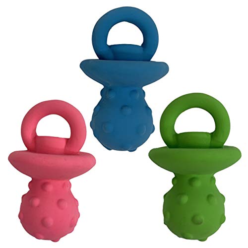 Multipet MiniPet Schnuller 10,2 cm Latex Hundespielzeug von Multi Pet