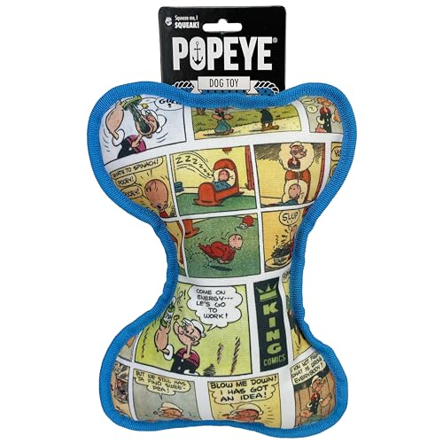 Multipet Popeye Comic Plüschknochen, 25,4 cm von Multi Pet