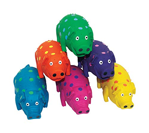 Von Multipet Kelche Pig Hundespielzeug aus Latex sortiert Farben von Multi Pet