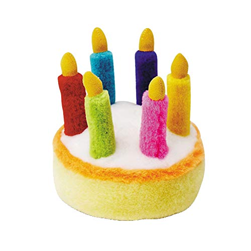 Von Multipet Plüsch 14 cm Musical Geburtstag Kuchen Hundespielzeug von Multi Pet