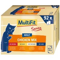 MultiFit Adult Chicken Mix Multipack XXL 92x100g von MultiFit