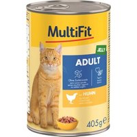 MultiFit Nassfutter Katze Adult, in Gelee, Huhn 6x405 g von MultiFit