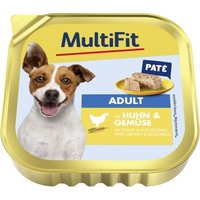 MultiFit Adult Little Dog Huhn und Gemüse 22x150 g von MultiFit