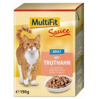 MultiFit Adult in Sauce 12x190g Truthahn von MultiFit