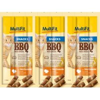 MultiFit BBQ Meat Sticks 7x8x5g Truthahn von MultiFit