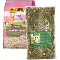 MultiFit Grainfree Löwenzahn 1kg und Hanfstreu von MultiFit