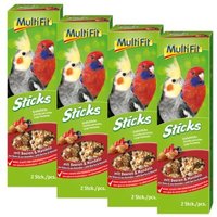 MultiFit Großsittich Sticks 4x2er Beeren von MultiFit