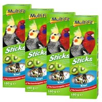 MultiFit Großsittich Sticks 4x2er Kiwi von MultiFit