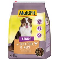 MultiFit Senior mit Geflügel & Reis 3 kg von MultiFit