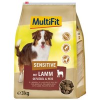MultiFit Sensitive Adult mit Lamm, Geflügel & Reis 3 kg von MultiFit