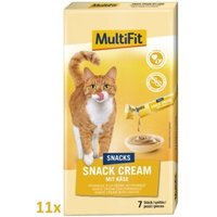 MultiFit Snack Cream 11x7 Stück Käse von MultiFit