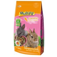 MultiFit für Zwergkaninchen mit Karotte 800 g von MultiFit