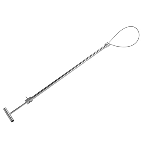 Hunde Fänger Pig Holder Schweine Halter Hog Catcher Pole, Edelstahl Tierhalter Fänger Werkzeug mit Dehnbarem Griff für Schweine Hunde Farm Ausrüstung von Mumusuki