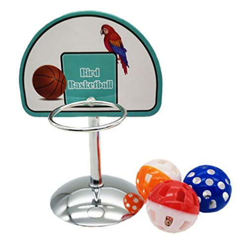 Papageien-Basketballkorb-Requisiten, Sittichglocken, Puzzle-Spiel, zum Spielen, Vogelständer, Sitzstange, Papagei von Mumuve