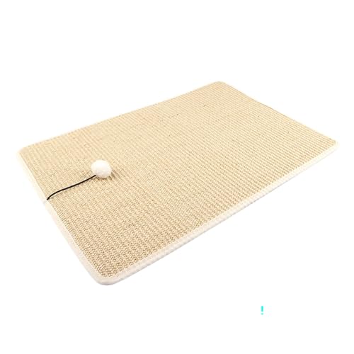 Kratzmatte Katze Wand - Selbstklebende Kratzmatte Für Katzen Mit Plüschball - Für Sofas Und Möbel - Natürliche Jute - Couch Schutz Katzen Spielzeug - Katzen Kratzschutz Für Die Wand Sofa Couch von Murman