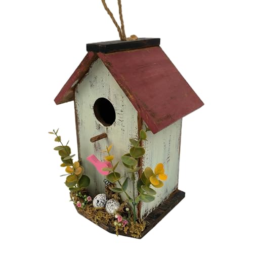 Vogelhaus Vogelhäuschen Draußen Zum Aufhängen Für Terrasse, Garten, Park 26x16,5cm von Murman