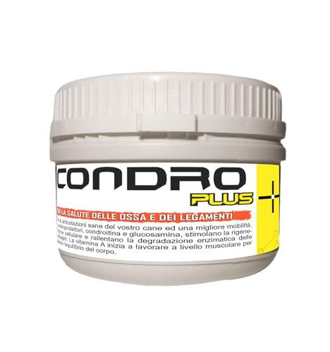 Condro Plus 125 Die stärkste Ergänzung für Knorpel, Knochen und Bänder Nahrungsergänzungsmittel für Hunde Chondroprotektoren, Kalzium für Hunde, Chondroitin, Glucosamin von Musclefordogs.it