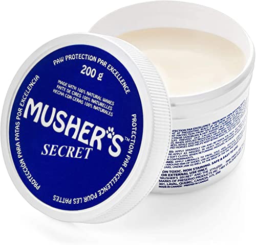 Mushers Secret Haustierpfotenschutzwachs, 200-Gram, Pack 2 von Musher's Secret