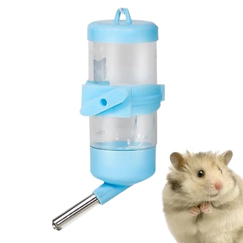 Muuzebsy Hamsterflasche, Frettchen-Wasserspender, kein Tropfen, Trinkzubehör für Frettchen, Käfige, Rennmäuse, Hamster, Igel, kleine Haustiere Muuzebsy Hamsterflasche, Frettchen-Wasserspender, kein Tropfen, Trinkzubehör für Frettchen, Käfige, Rennmäuse, Hamster, Igel, kleine Haustiere von Muuzebsy
