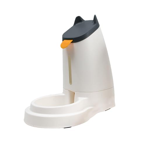 Muuzebsy Pet Feeder Katzenfutterspender, Katzenwasserspender Automatischer Spender, Wiederverwendbarer Katzenwasser- und Futterspender für mittelgroße kleine Hunde Haustiere Katzen von Muuzebsy