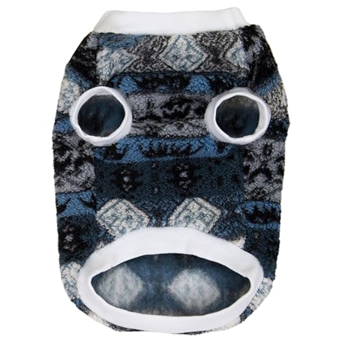 Muuzebsy Warmer Hundemantel, für den Winter, winddicht, wasserdicht, stilvolle Hunde-Schneejacke, Kleidung für kleine, mittelgroße Hunde und Katzen von Muuzebsy