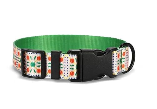 Personalisiertes Haustierhalsband,Individuelles Namensschild,ID,Verstellbare,Weiche Faser-Katzen- Und Hundehalsbänder,XL von Muziner