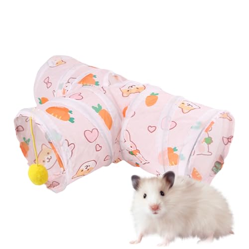 Hamstertunnel – Haustier-Ruhrohrhaus – Faltbares Spielzeug, Hasentunnel, interaktives Spielzeug mit Spielball für Kaninchen, Frettchen, Hamster, Chinchilla, Igel, Verstecken und Ausruhen Hamstertunnel – Haustier-Ruhrohrhaus – Faltbares Spielzeug, Hasentunnel, interaktives Spielzeug mit Spielball für Kaninchen, Frettchen, Hamster, Chinchilla, Igel, Verstecken und Ausruhen von Mwkbbn