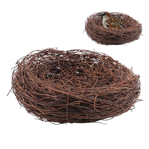 Vogelnest, Ostern Vogelnest, Künstliches Vogelnest Haus, Vogelnest Ornament, Gefälschte Vögel Nest, Künstliches Nest Home Vogelnest Haus Handwerk, Gefälschte Vögel Ornament für Holz, Fenster, Haus von Mwkbbn