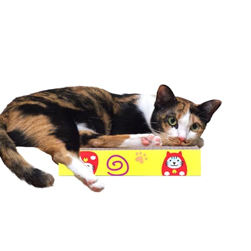 Mwqpgyh Katzenkratzer | Wellpappe Kratzbrett Pad - Verschleißfestes Katzenkratz-Loungebett Spielzeug für Indoor-Katzen, kleine Kätzchen, die schlafen spielen von Mwqpgyh