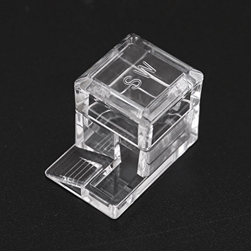 Kleines Nest Transparent Castle Portable Feeder Container Futterbox für kleine Haustiere Futterspender für automatische von Mxming