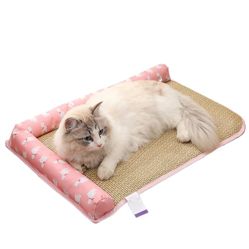Mxshc Hundekühlmatte - Katzen Schlafkissen | Orthopädisches Katzenkissen Für Innen- & Außenbereich Mit Kühlfunktion Bei Mxshc Hundekühlmatte - Katzen Schlafkissen | Orthopädisches Katzenkissen Für Innen- & Außenbereich Mit Kühlfunktion Bei von Mxshc