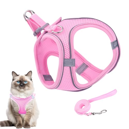 Mxshc Reise Katzengeschirr,Verstellbares Katzengeschirr Für Spaziergänge - Haustierzubehör Für Kleine Mittelgroße Große Tiere Reisen Rucksack Outdoor Wandern Mxshc Reise Katzengeschirr,Verstellbares Katzengeschirr Für Spaziergänge - Haustierzubehör Für Kleine Mittelgroße Große Tiere Reisen Rucksack Outdoor Wandern von Mxshc