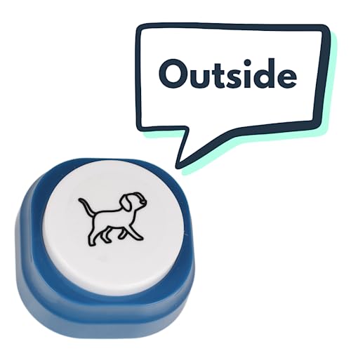 Dog and Cat Communication Training Buttons | MyDogTalks (2 Buttons + mat) von My Dog Talks