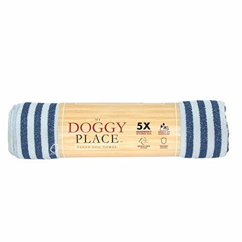 My Doggy Place Trockentuch für Hunde und Katzen, Mikrofaser, Größe XL, 114,3 x 71,1 cm, sehr saugfähig, für kleine, mittelgroße und große Hunde, ideal zum Baden und Pflegen, 1 Stück, anthrazit von My Doggy Place