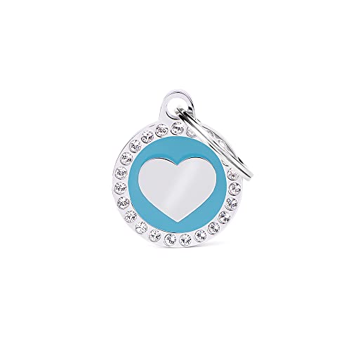 BH28GM03 Glam Herz hellblau von My Family