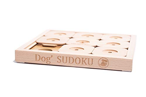 My Intelligent Dogs Interaktives Hundespielzeug Intelligenz Sudoku Small Expert - Intelligenzspielzeug für Hunde & Katze - Interaktives Spielzeug Hund, Katzenspielzeug - Denkspiele für Hunde von My Intelligent Dogs